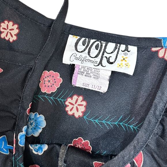 Vtg 70s Oops California Cottagecore Dress - Picture 8 of 8